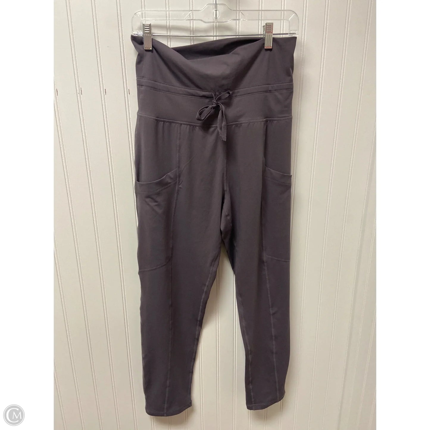 Athletic Pants By Fabletics In Grey, Size: M