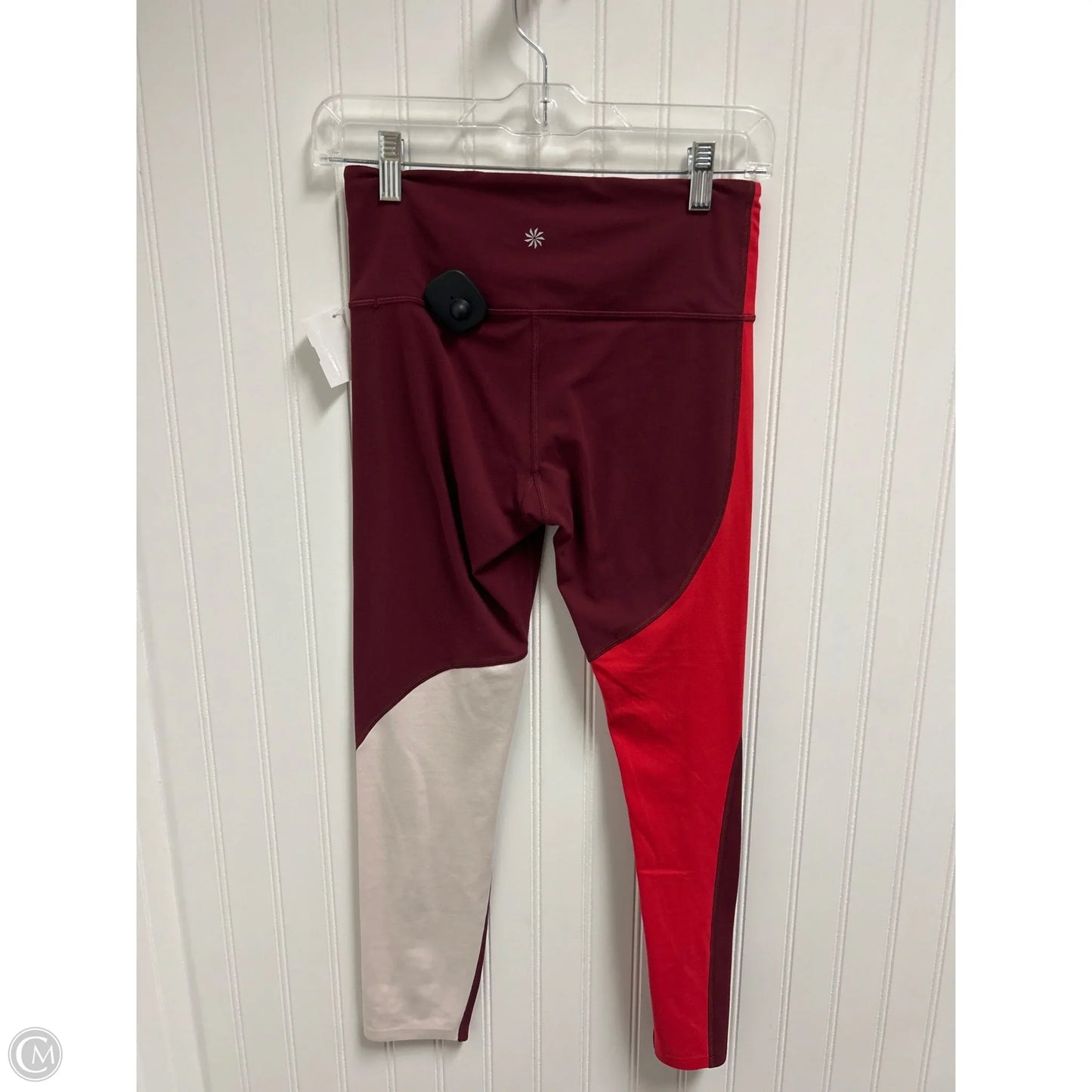 Athletic Leggings By Athleta In Maroon, Size: S