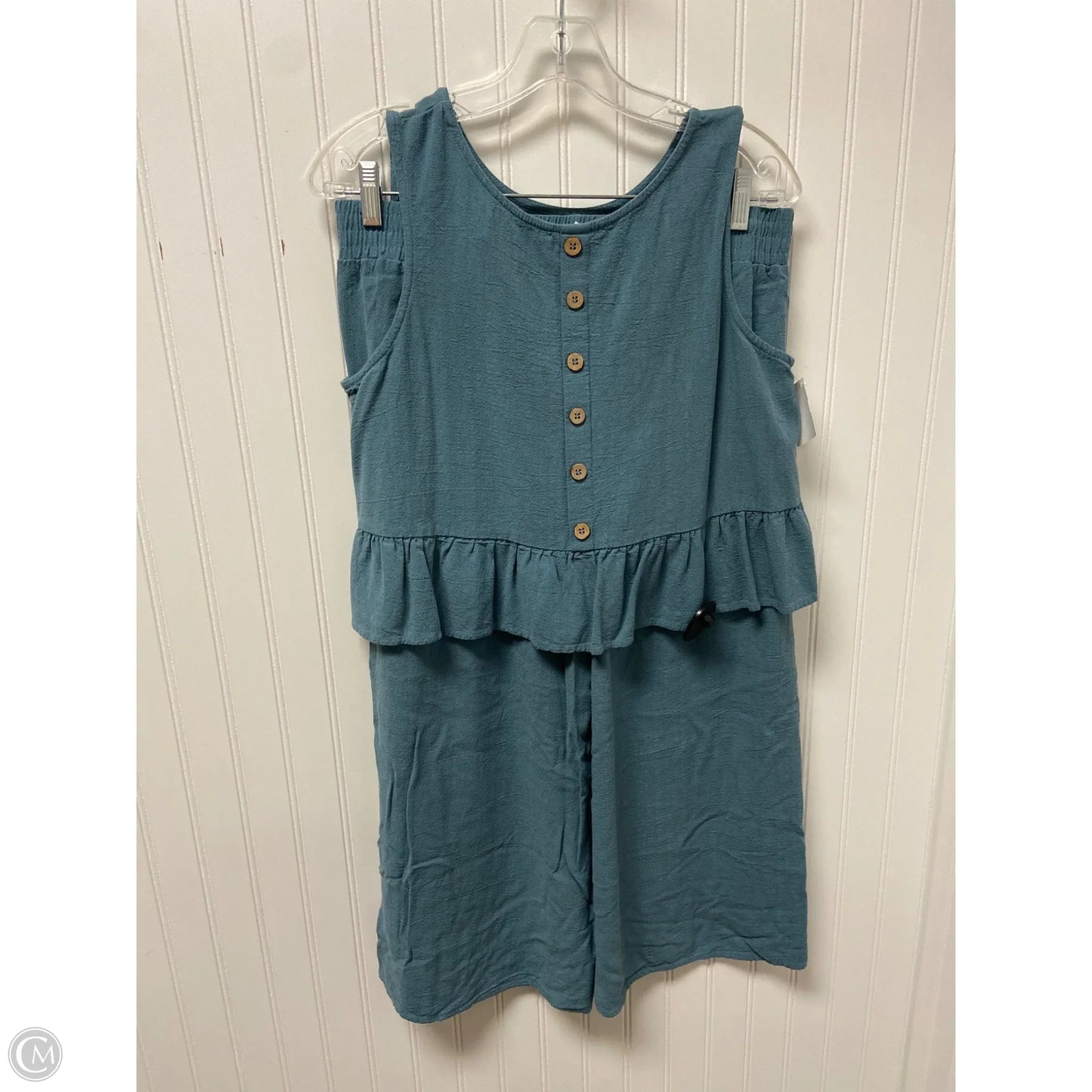 Pants Set 2pc By Clothes Mentor In Blue, Size: L