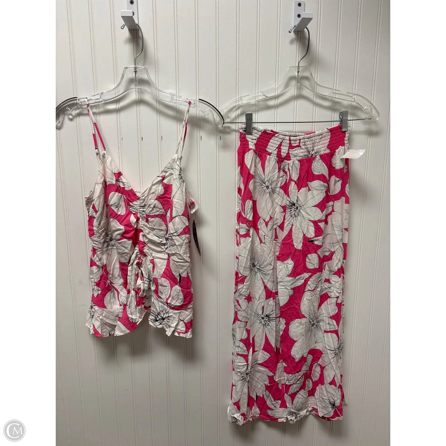 Pants Set 2pc By Scoop In Pink, Size: Xs