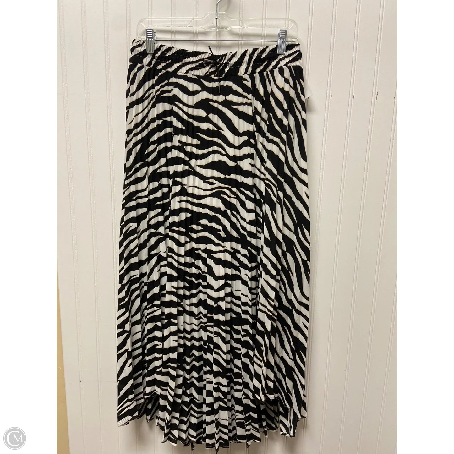 Skirt Midi By Express In Black & White, Size: 12