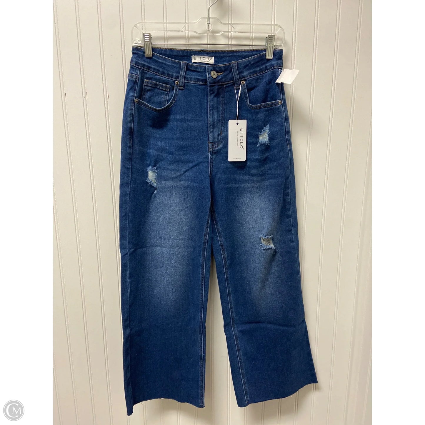 Jeans Wide Leg By Cmb In Blue Denim, Size: 8