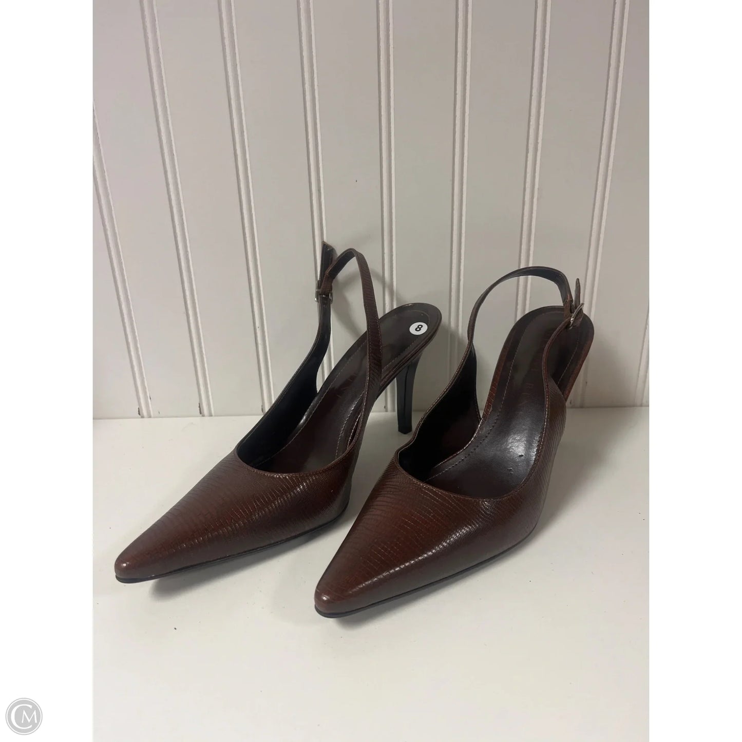 Shoes Heels Stiletto By Gianni Bini In Brown, Size: 8