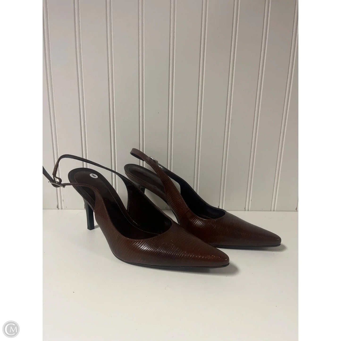 Shoes Heels Stiletto By Gianni Bini In Brown, Size: 8