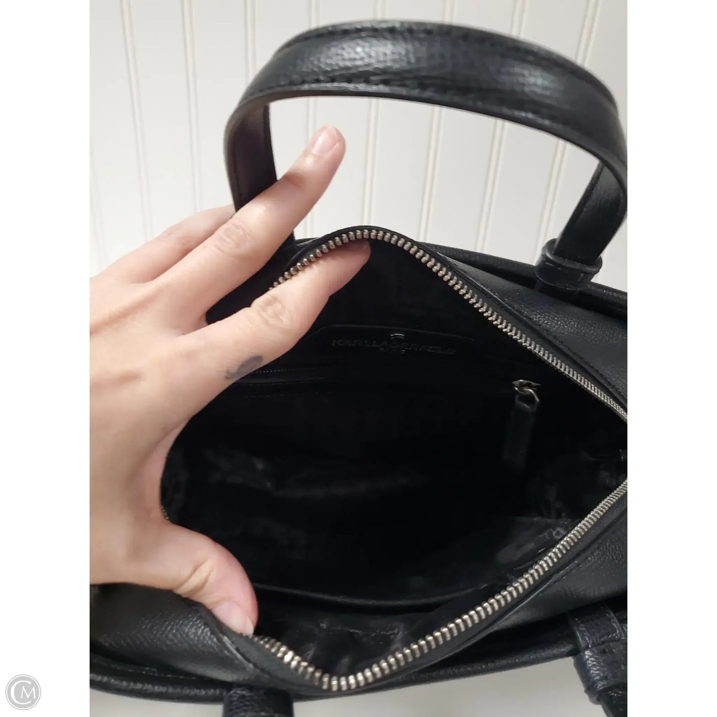 Crossbody Designer By Karl Lagerfeld, Size: Medium