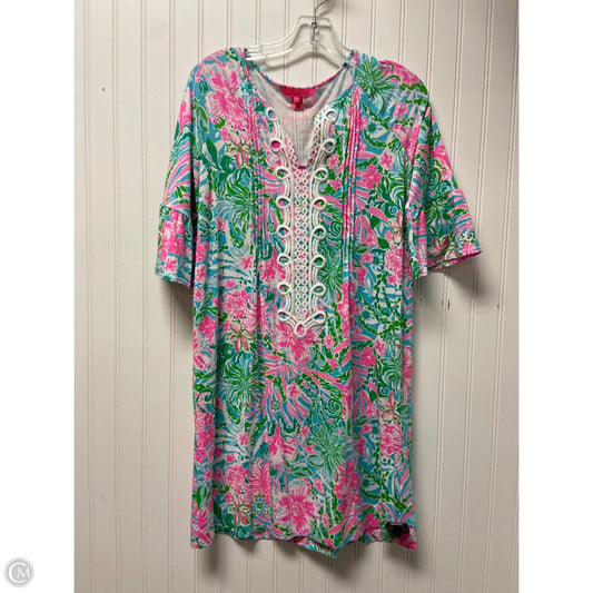 Dress Designer By Lilly Pulitzer In Blue & Pink, Size: Xs