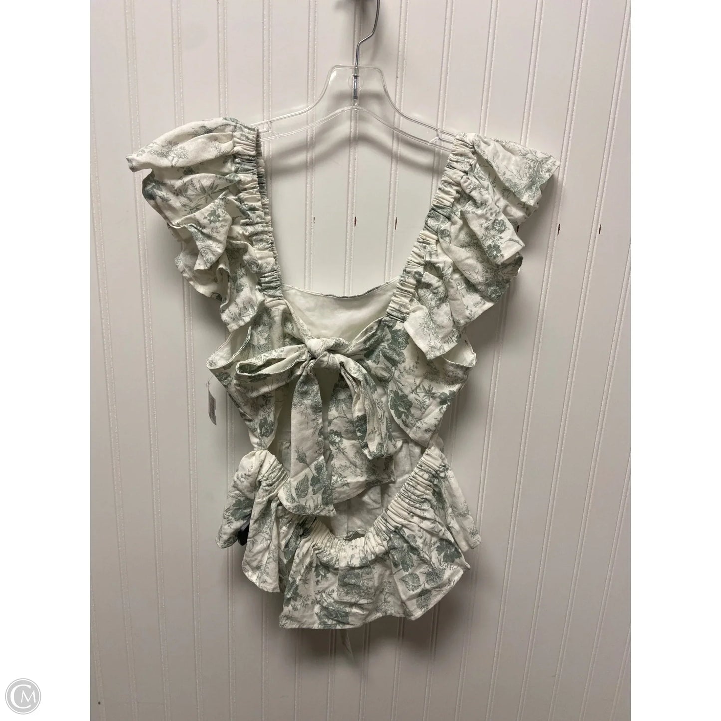 Top Sleeveless By Francesca's In White, Size: L