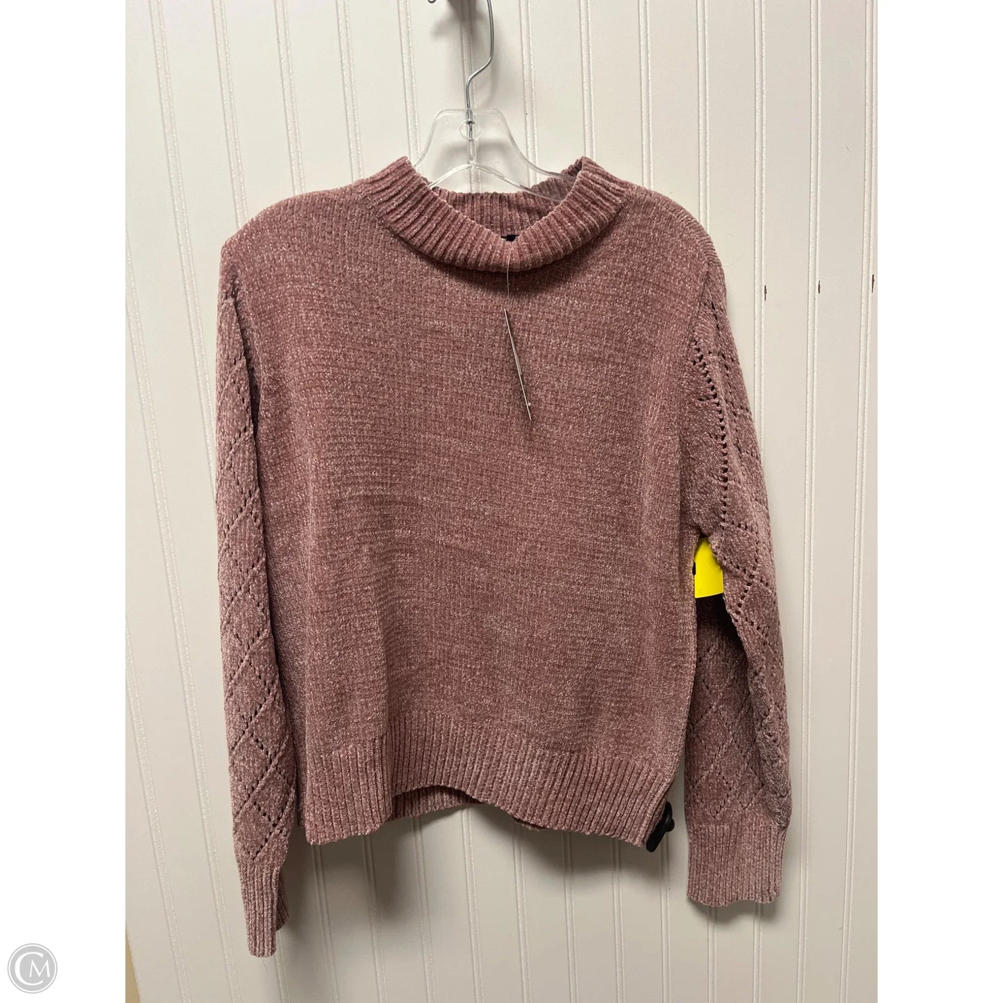 Sweater By Adrienne Vittadini In Pink, Size: Lp