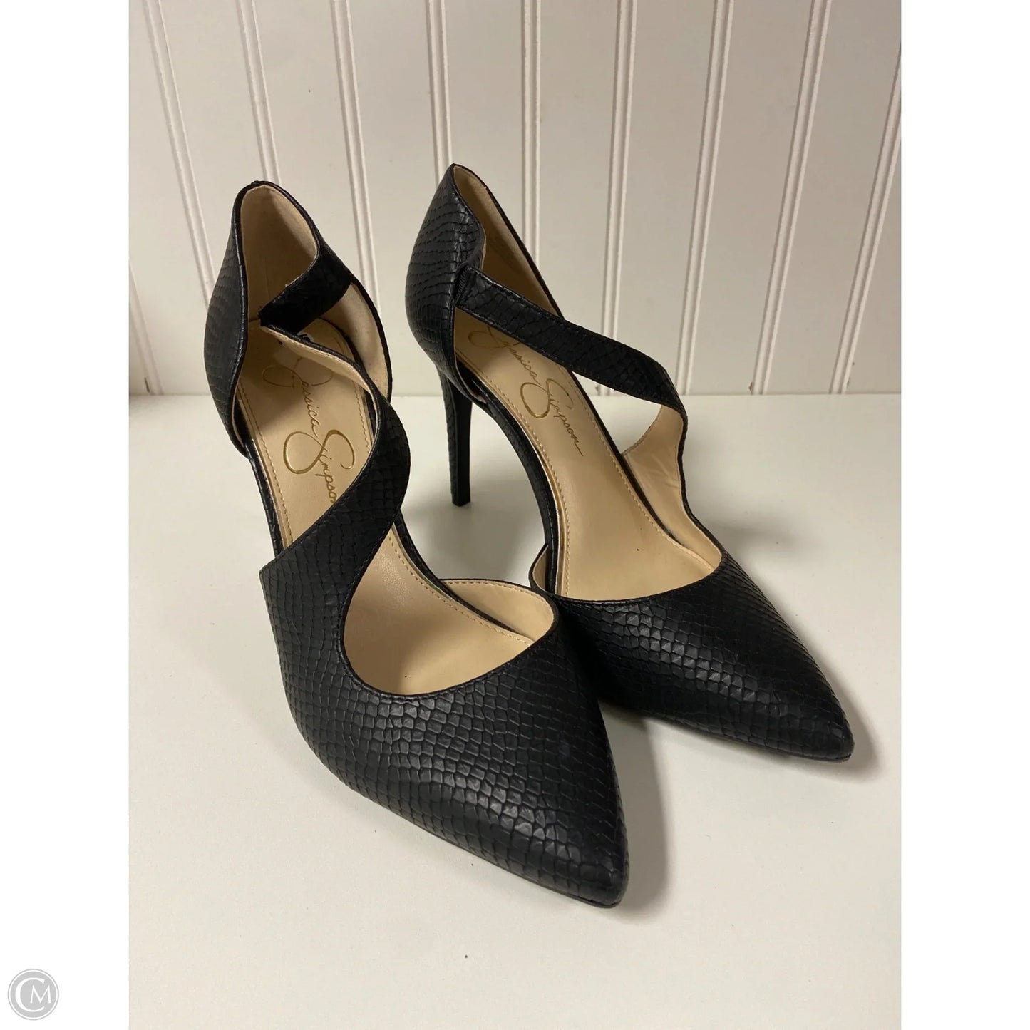 Shoes Heels Stiletto By Jessica Simpson In Black, Size: 8.5