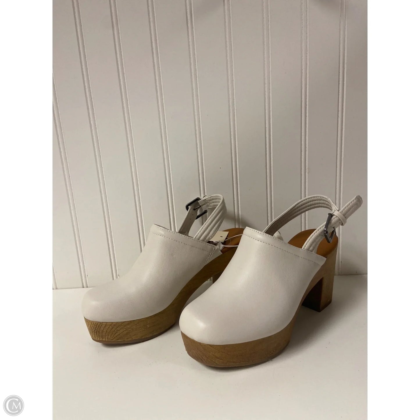 Shoes Heels Block By Universal Thread In White, Size: 6.5