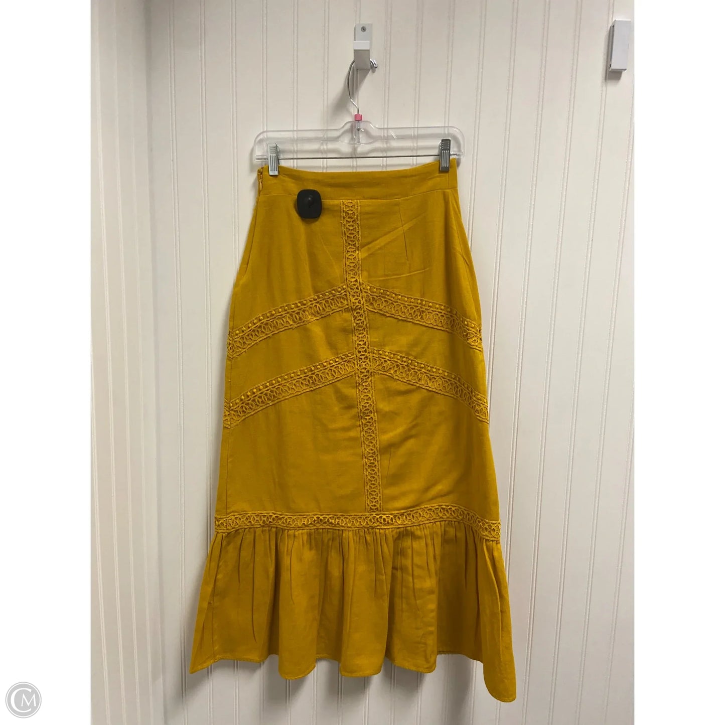 Skirt Midi By Inc In Yellow, Size: 2