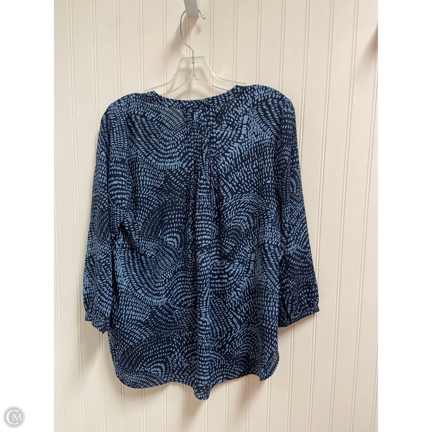 Top Long Sleeve By Not Your Daughters Jeans In Blue, Size: S
