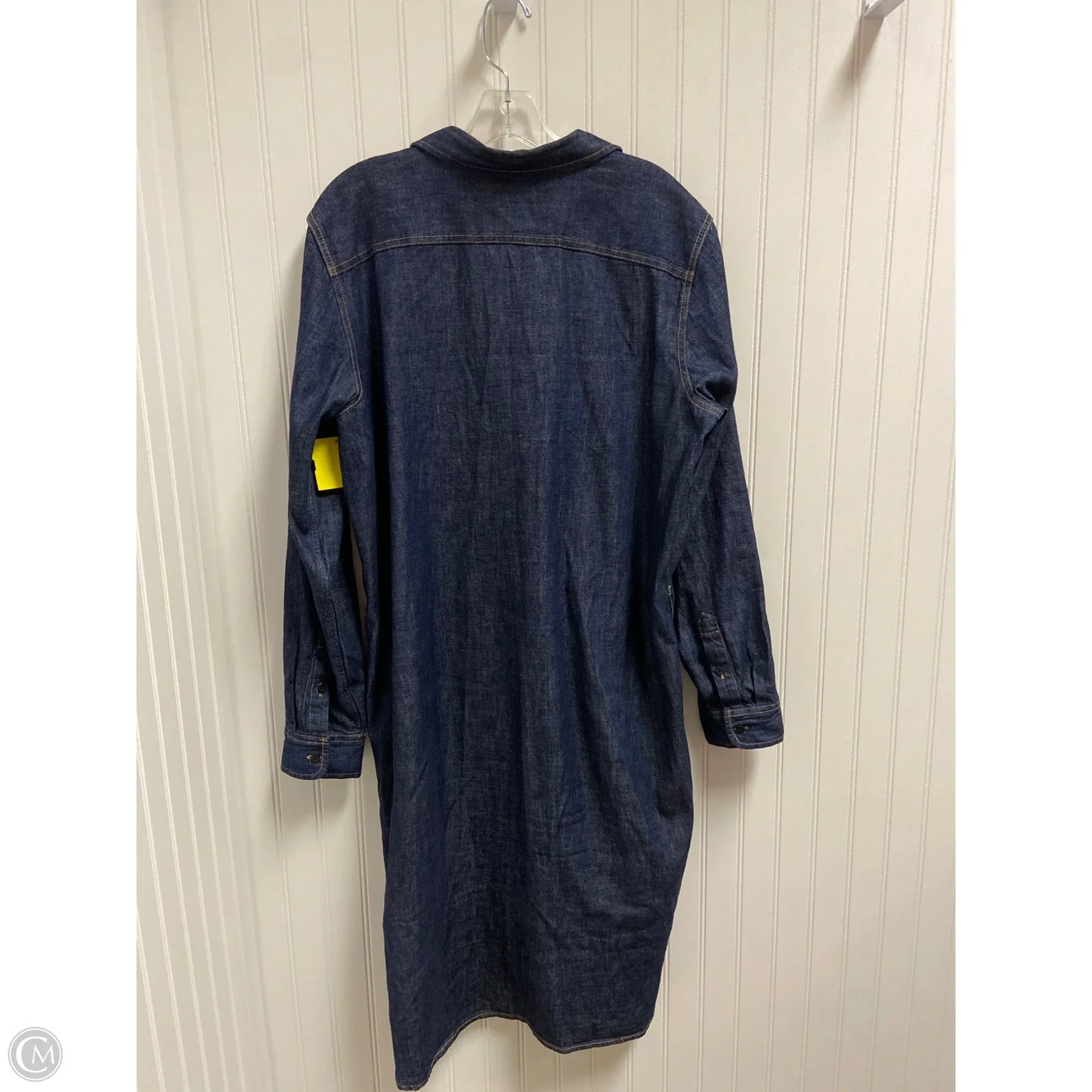 Dress Casual Maxi By Ralph Lauren In Blue Denim, Size: Xl