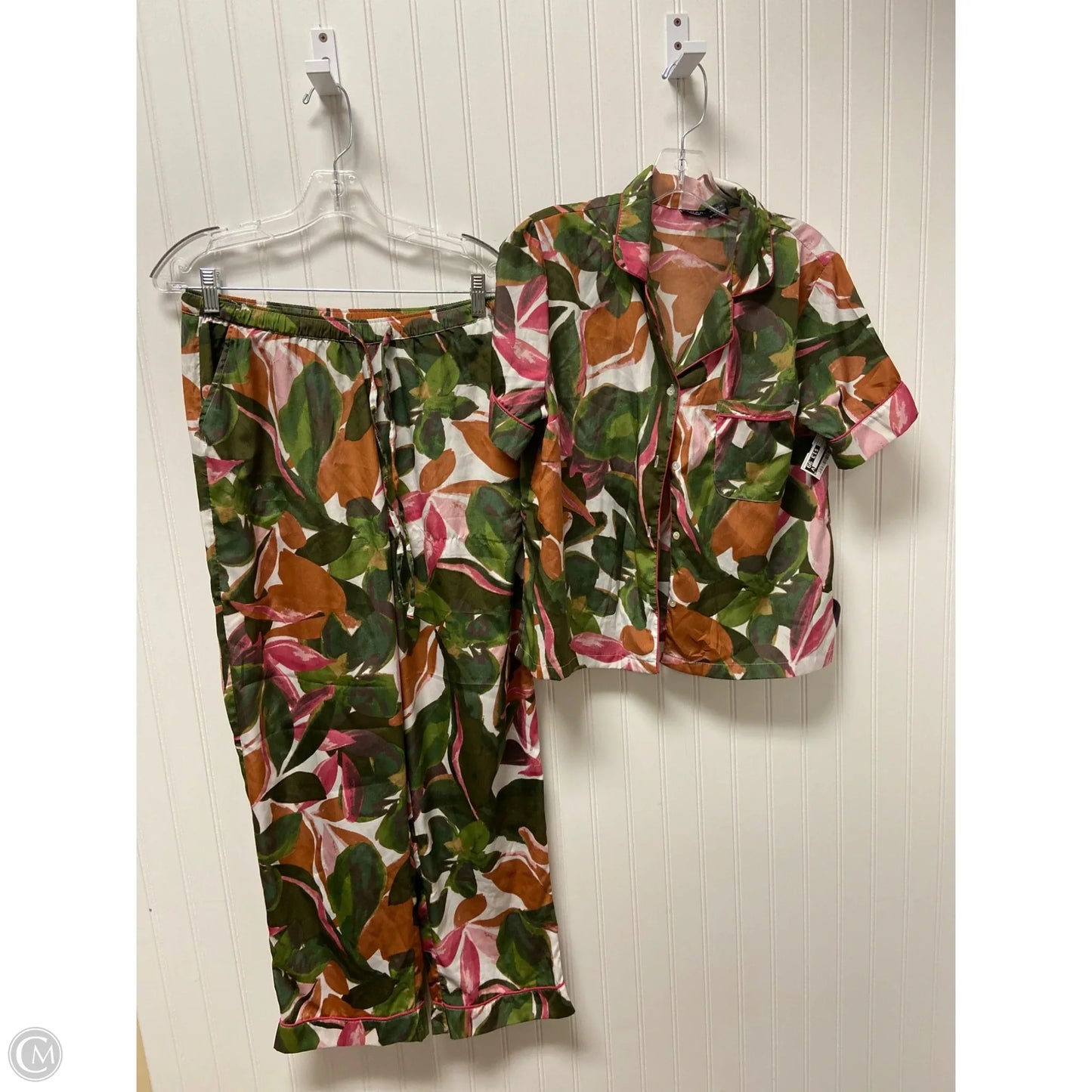 Pajamas 2pc By Tahari In Multi-colored, Size: S