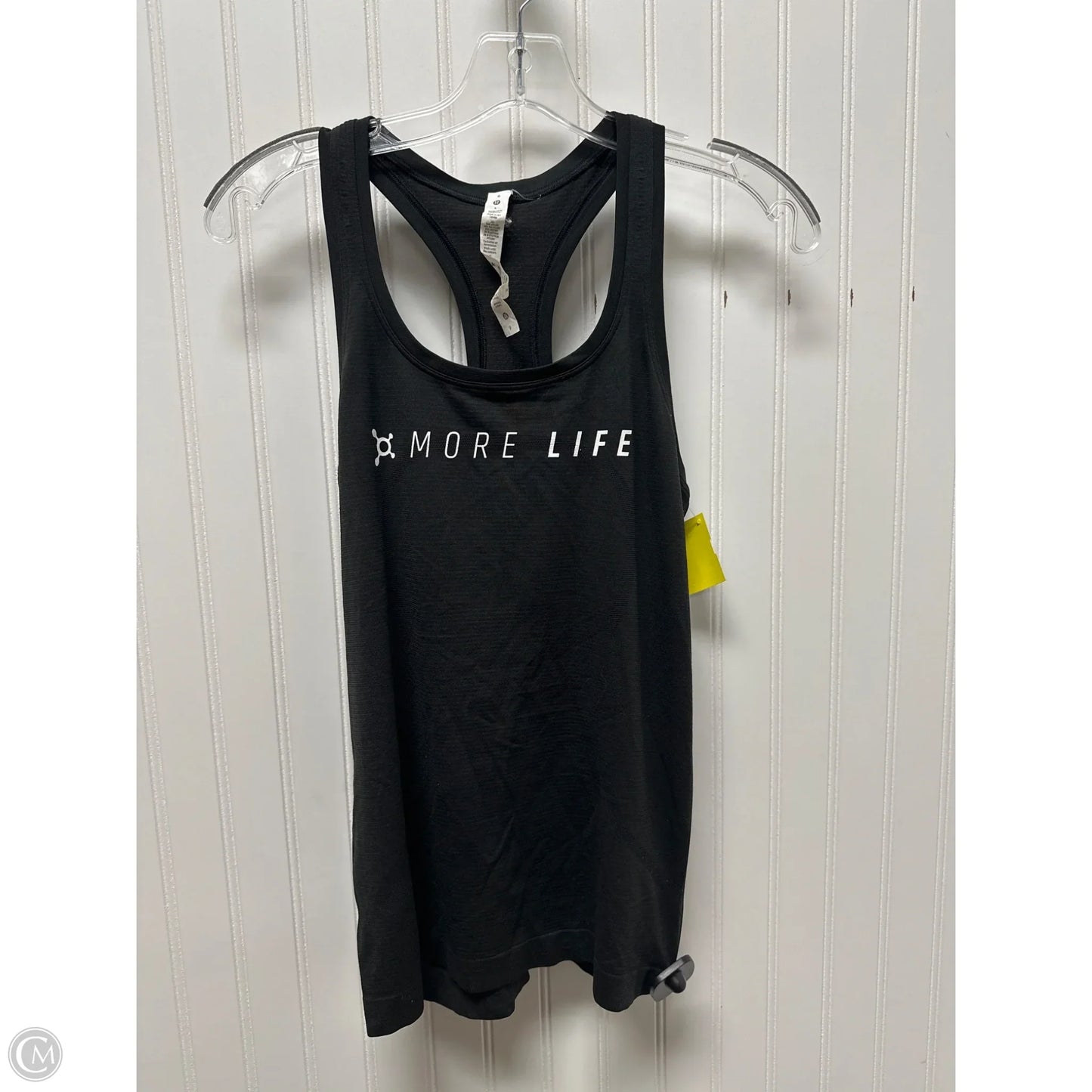 Athletic Tank Top By Lululemon In Black, Size: M