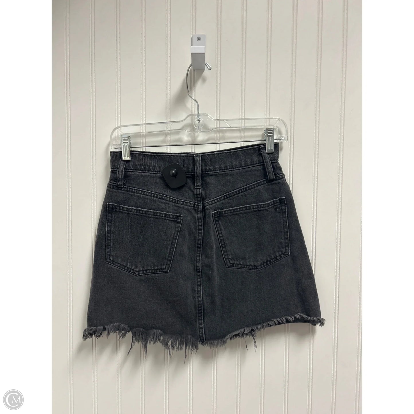 Skirt Mini & Short By Madewell In Black Denim, Size: 0
