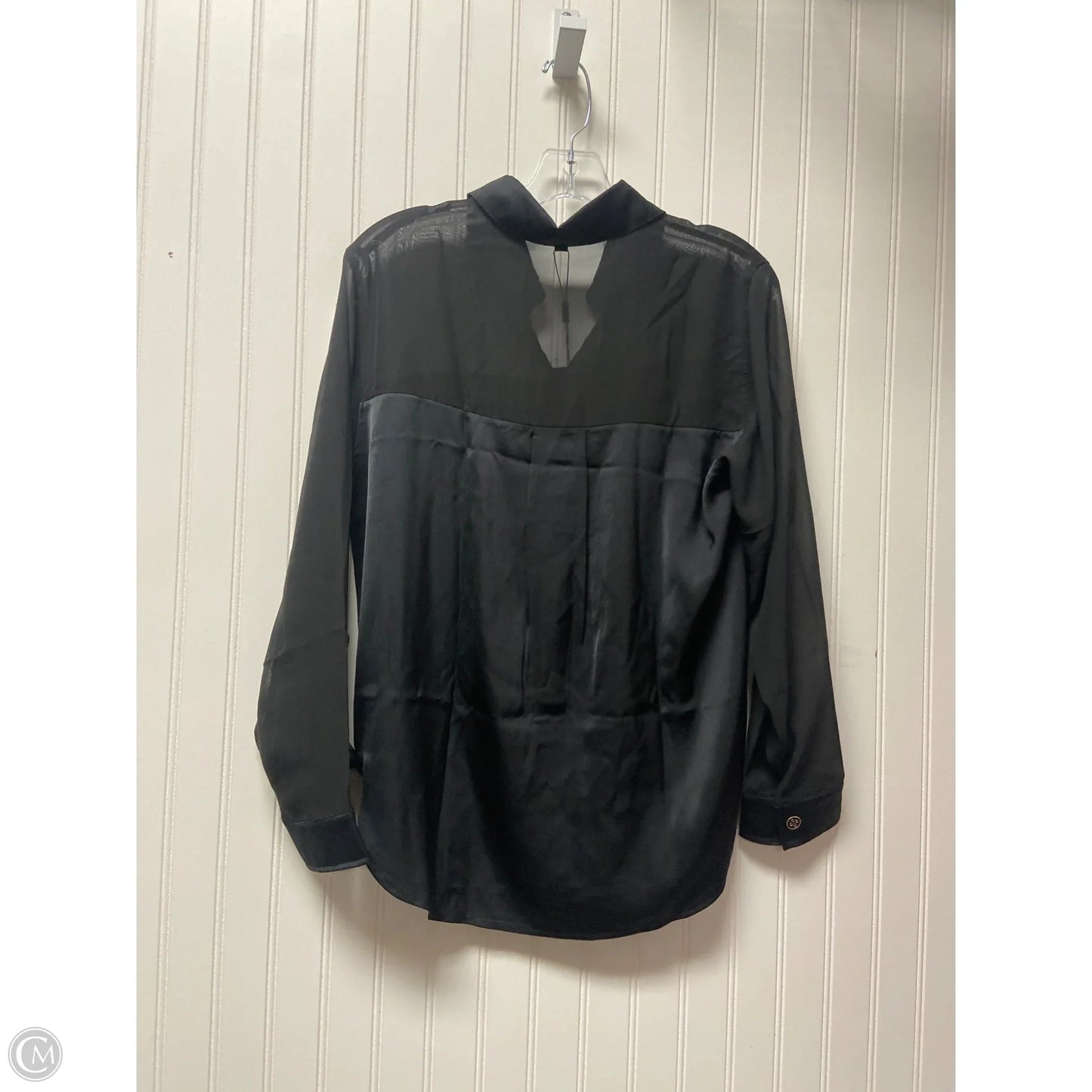 Top Long Sleeve By Express In Black, Size: S