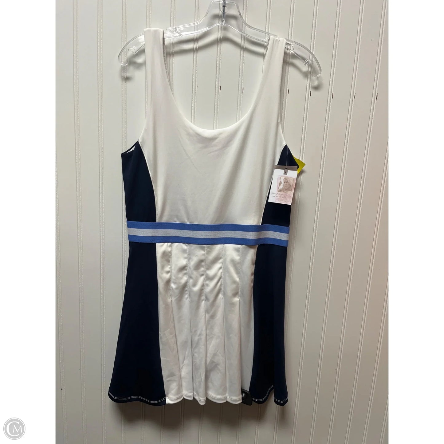 Athletic Dress By Jessica Simpson In Blue & White, Size: L
