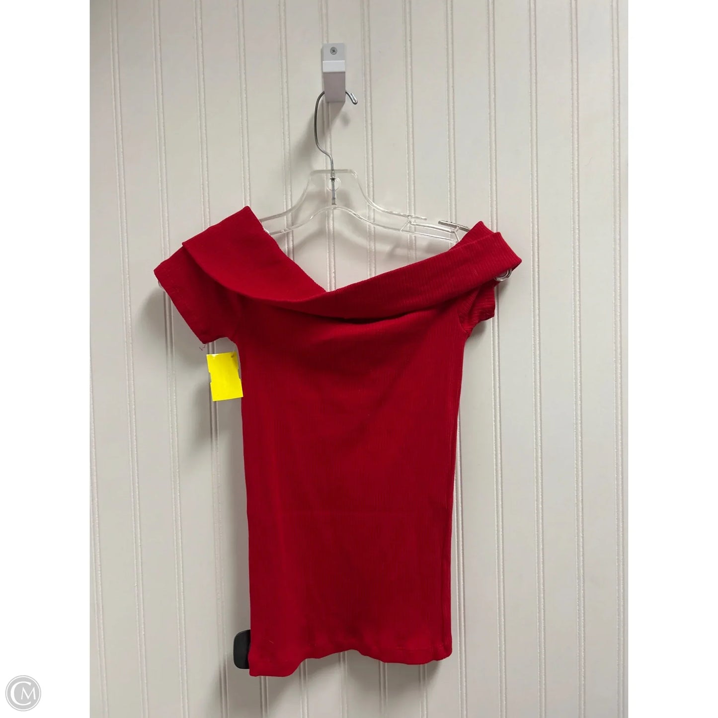 Top Short Sleeve By Loft In Red, Size: S
