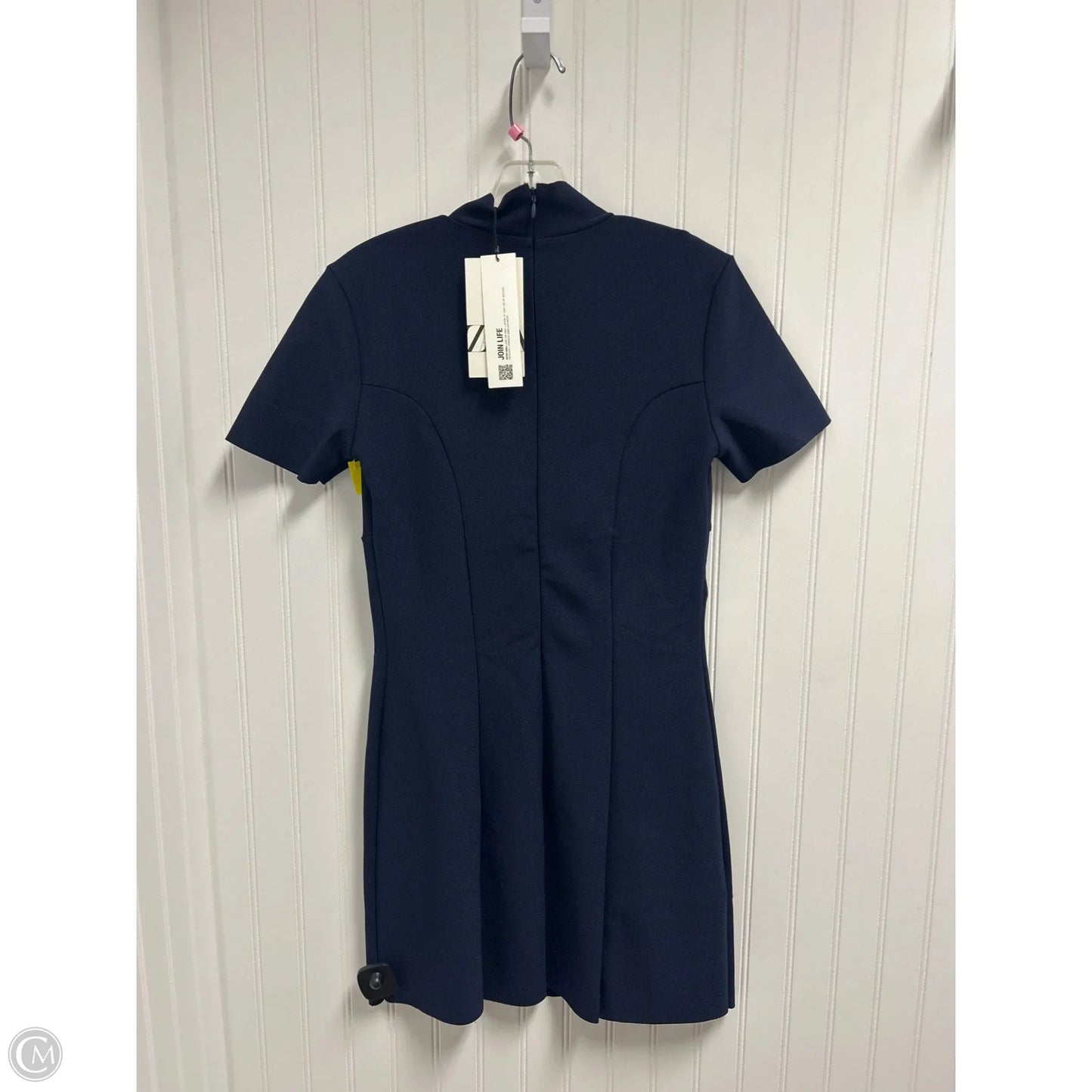 Dress Party Short By Zara In Navy, Size: M