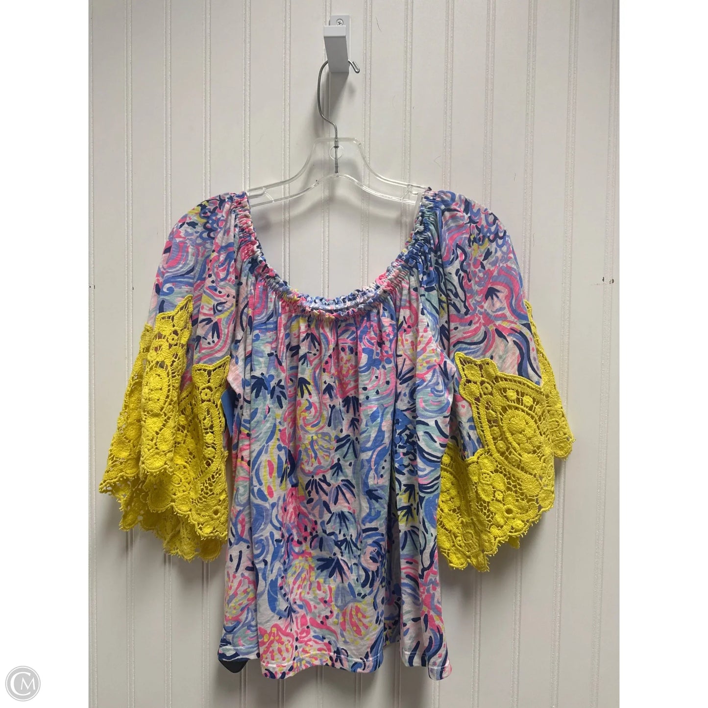 Top Long Sleeve Designer By Lilly Pulitzer In Multi-colored, Size: S