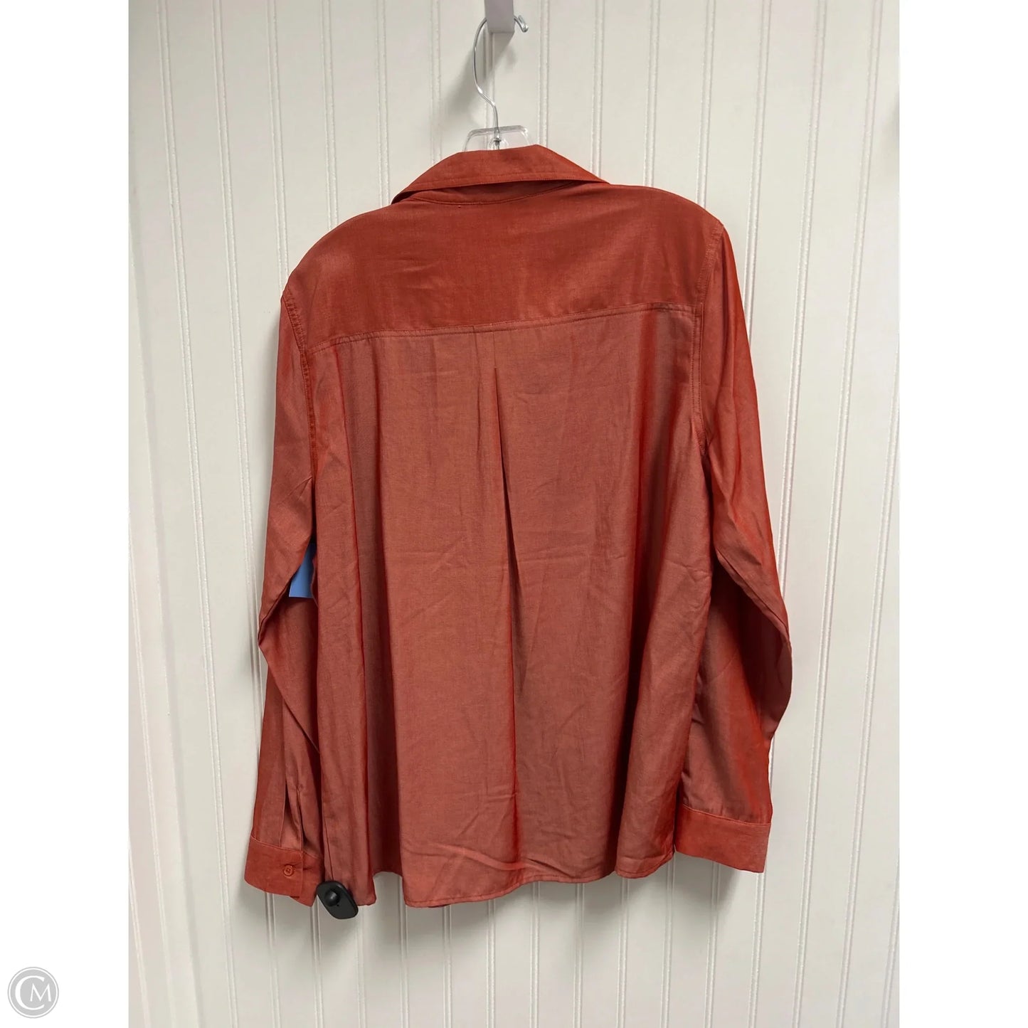 Top Long Sleeve By Indigo Rose In Orange, Size: Xl