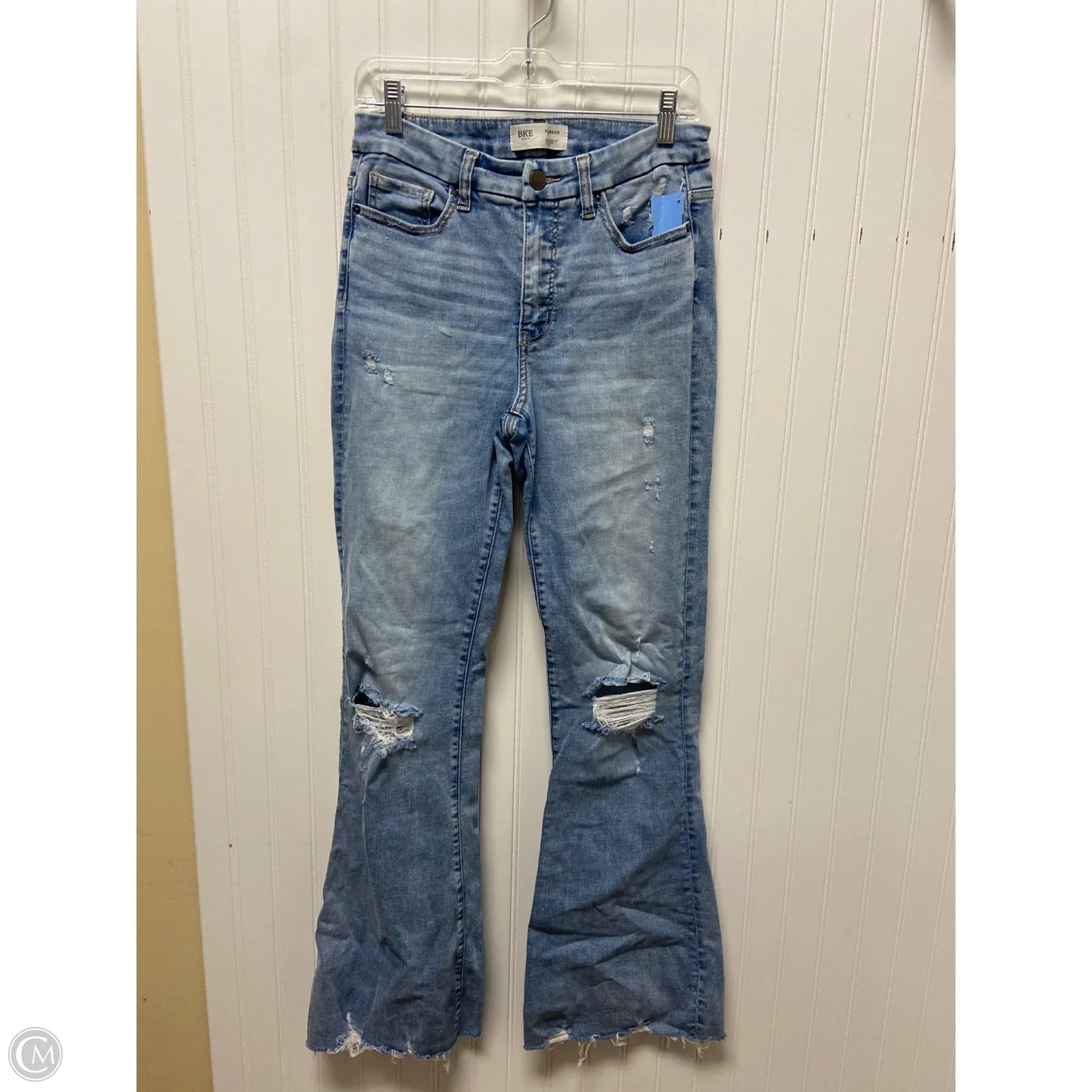 Jeans Flared By Bke In Blue Denim, Size: 4