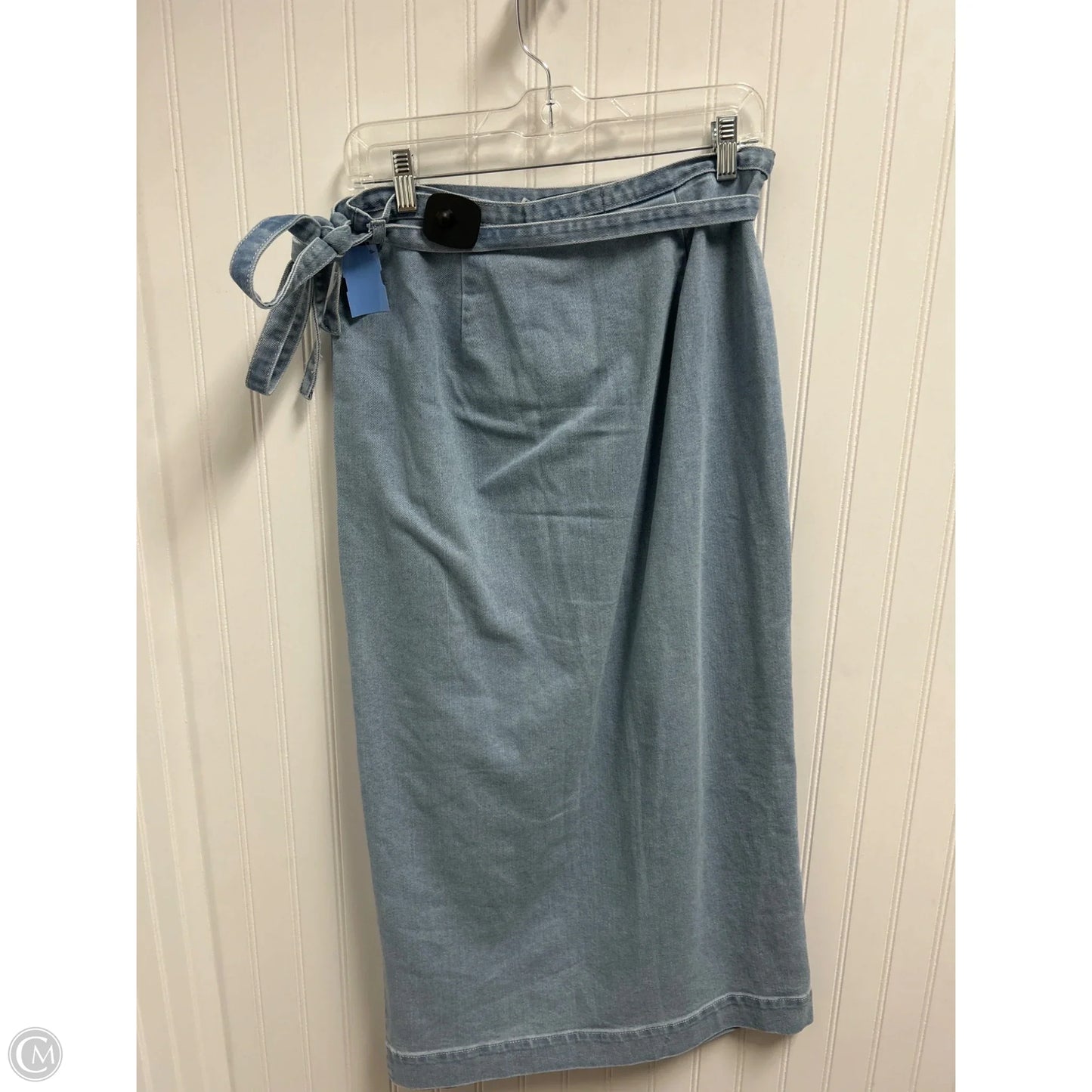 Skirt Maxi By Vero Moda In Blue Denim, Size: 10