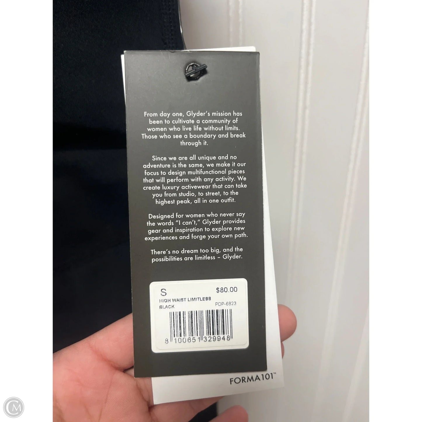 Athletic Leggings By Cmb In Black, Size: S