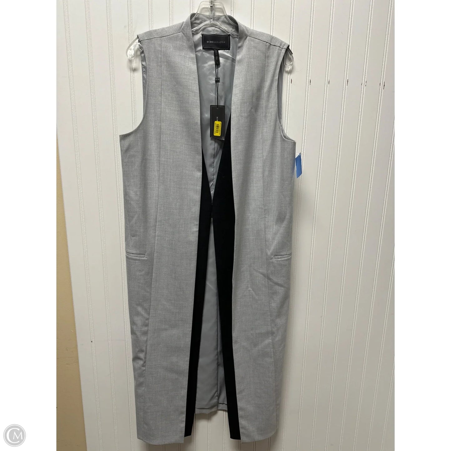 Vest Other By Bcbgmaxazria In Grey, Size: L