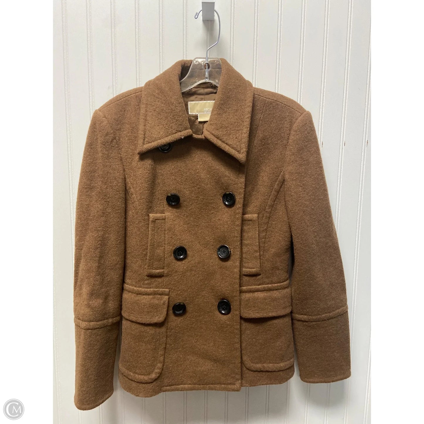Coat Peacoat By Michael By Michael Kors In Brown, Size: M