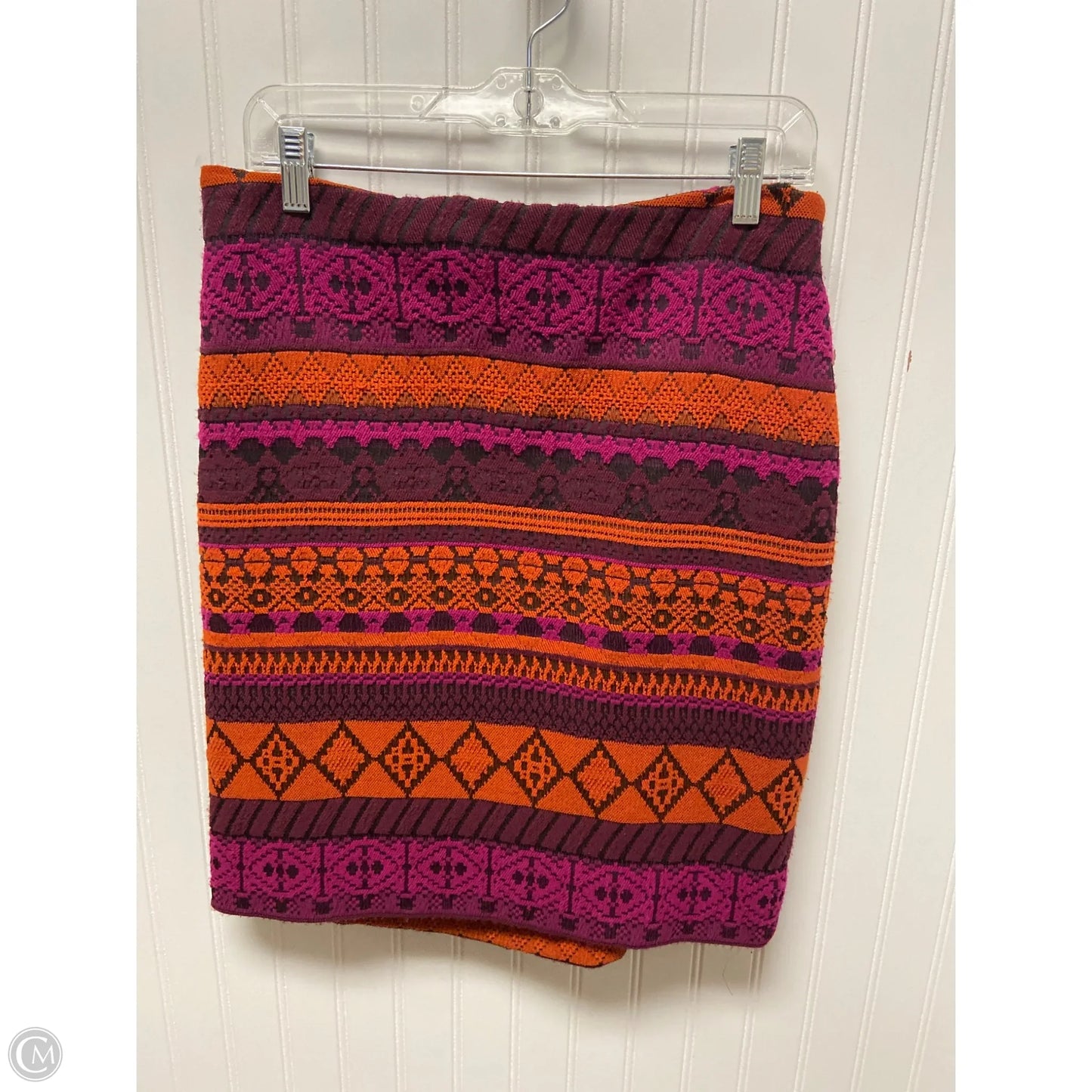 Skirt Mini & Short By Etcetra In Orange & Purple, Size: 10