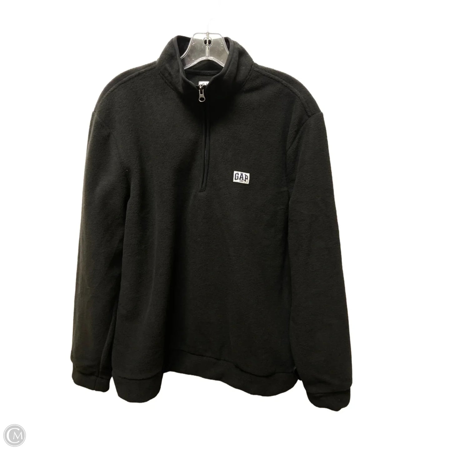 Jacket Fleece By Gap In Black, Size: M