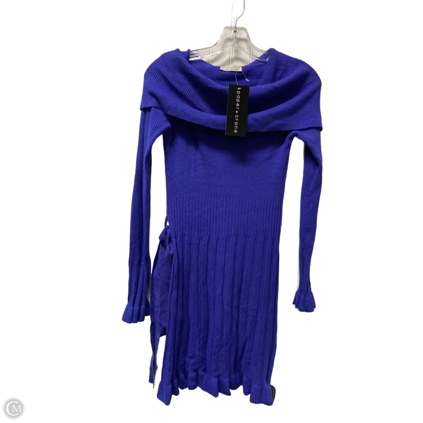 Dress Sweater By Paper Crane In Purple, Size: S
