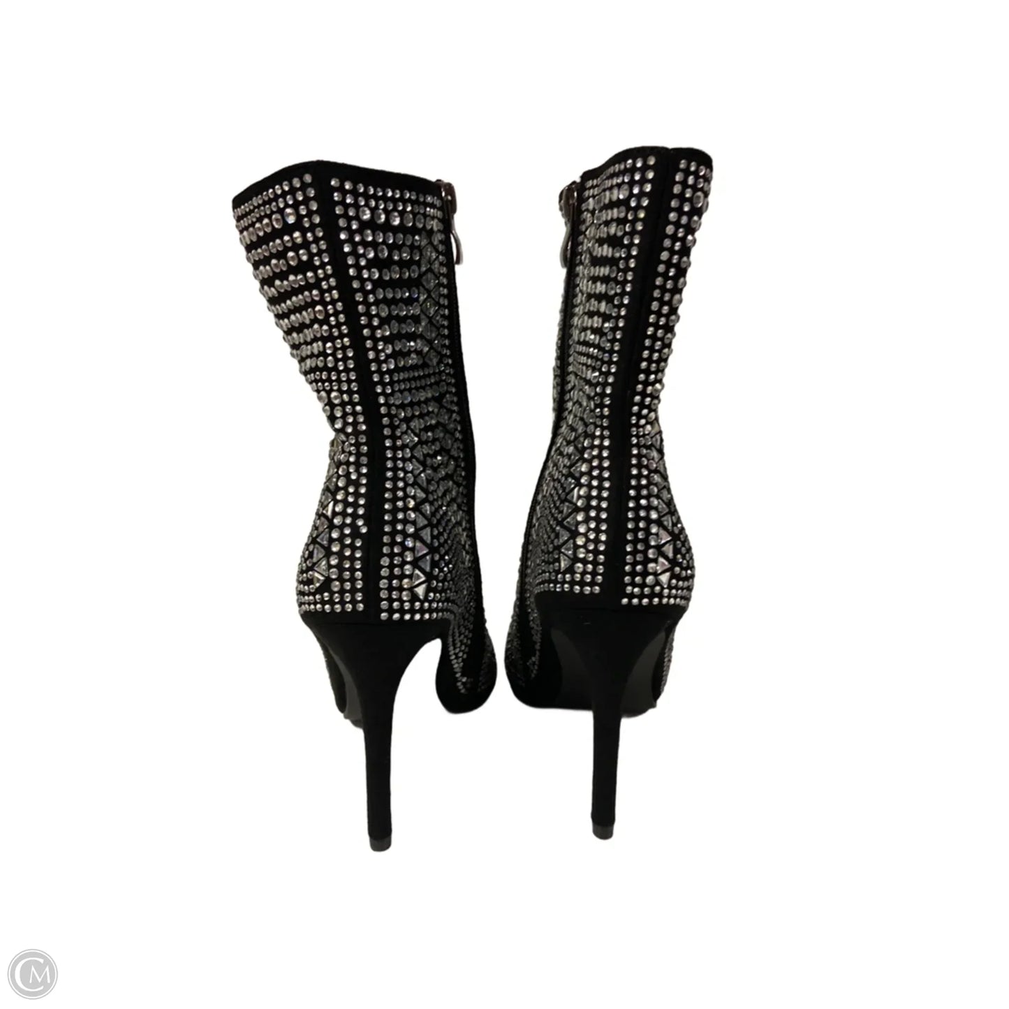 Boots Ankle Flats By Clothes Mentor In Black, Size: 7.5