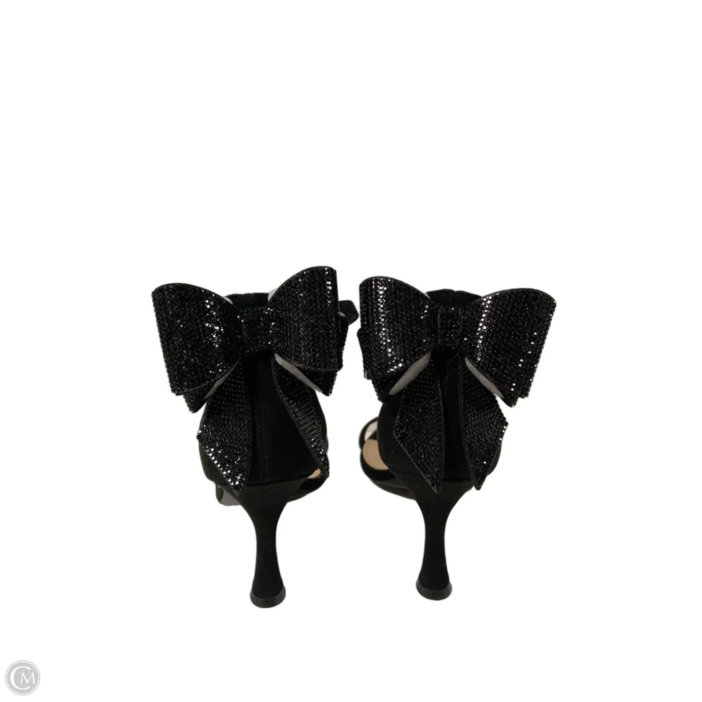 Sandals Heels Stiletto By Clothes Mentor In Black, Size: 7.5