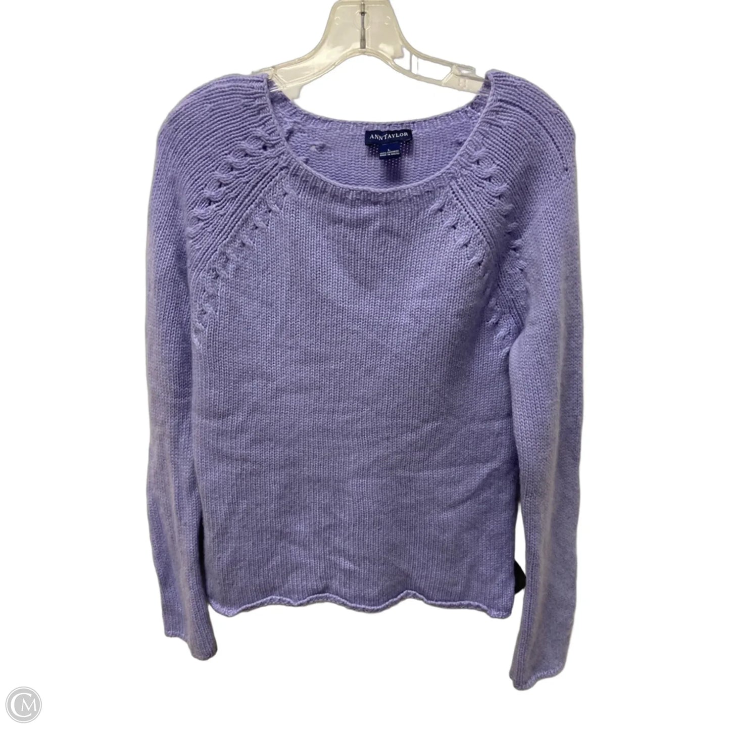 Sweater Cashmere By Ann Taylor In Blue, Size: L