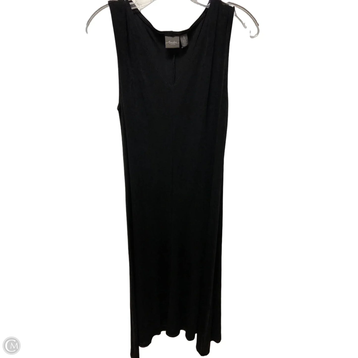 Dress Casual Maxi By Chicos In Black, Size: M