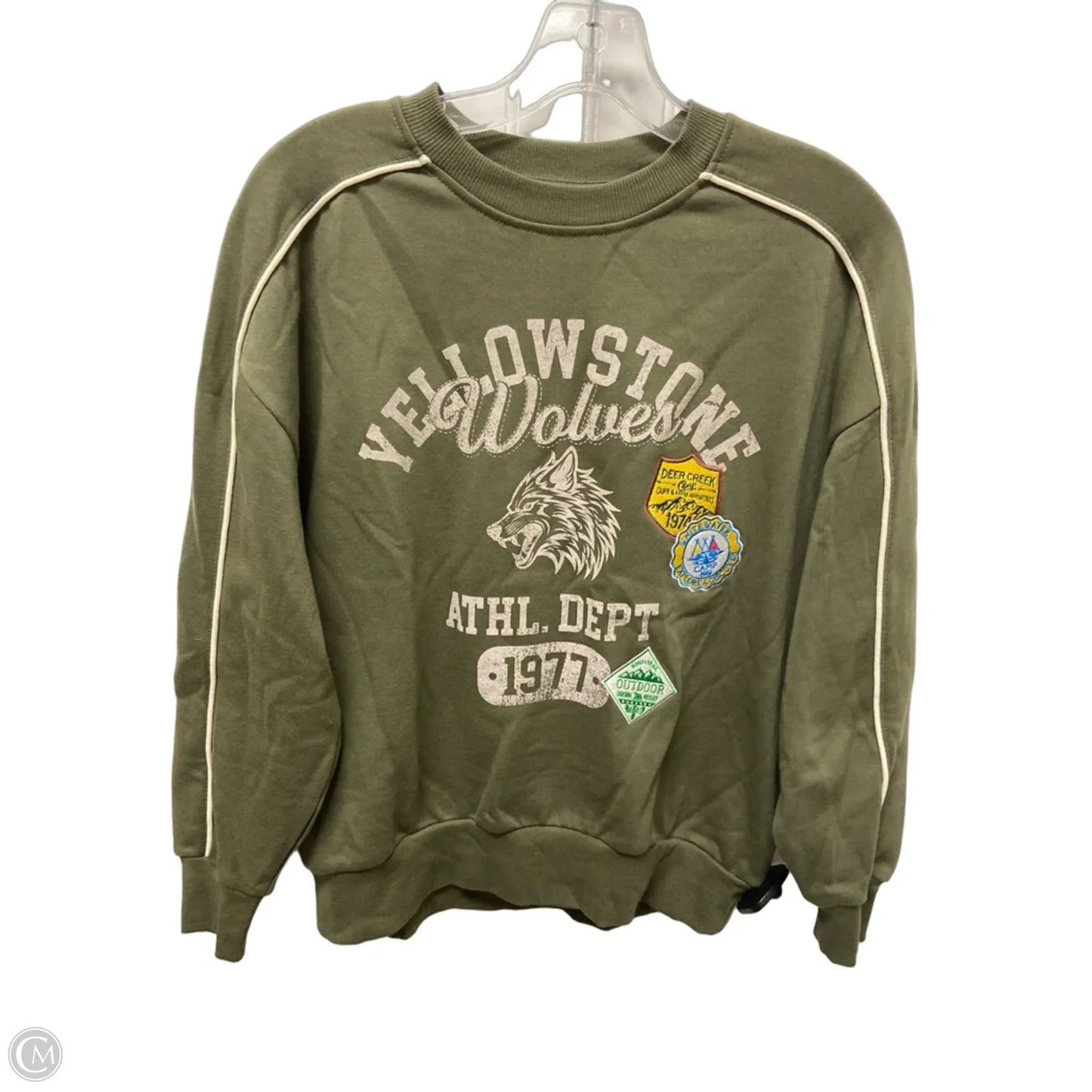 Sweater By Clothes Mentor In Green, Size: Xs