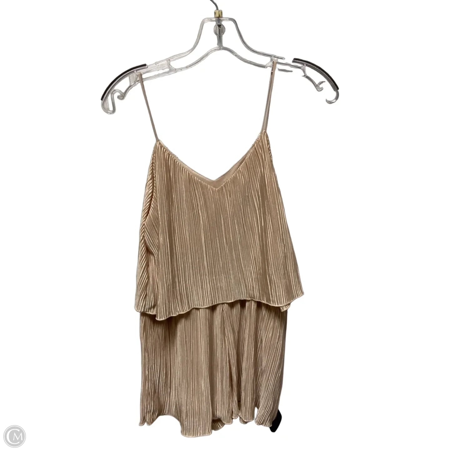 Romper By Clothes Mentor In Beige, Size: L