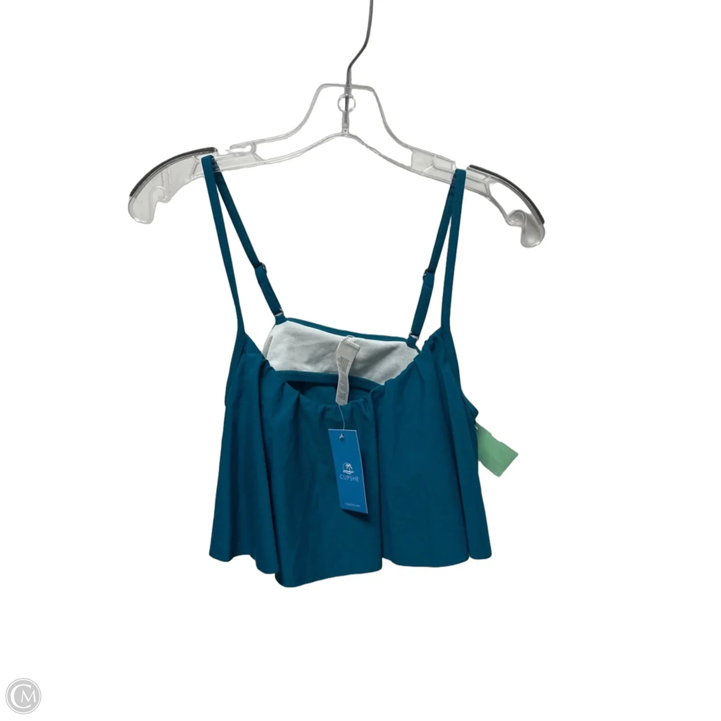 Swimsuit Top By Cupshe In Teal, Size: S