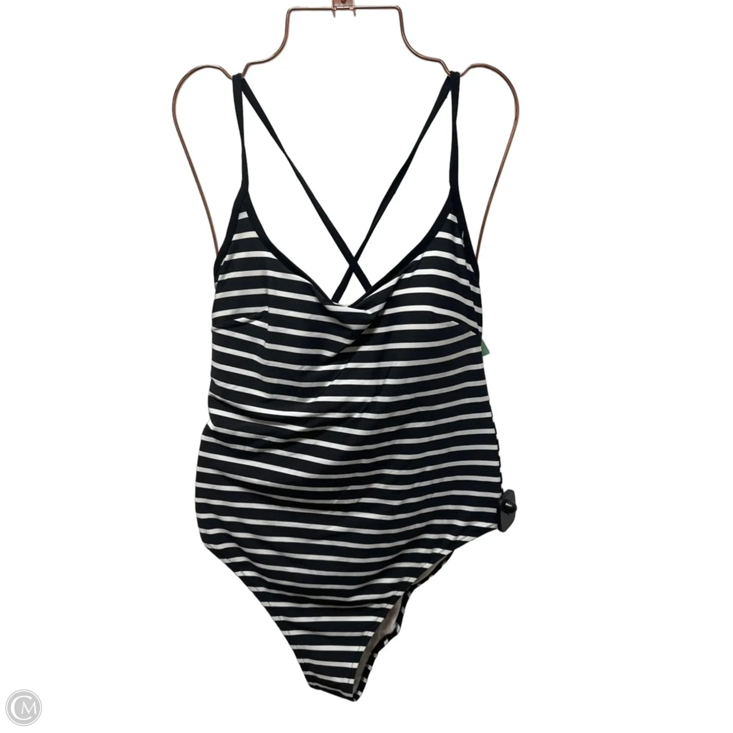 Swimsuit By H&m In Striped Pattern, Size: L