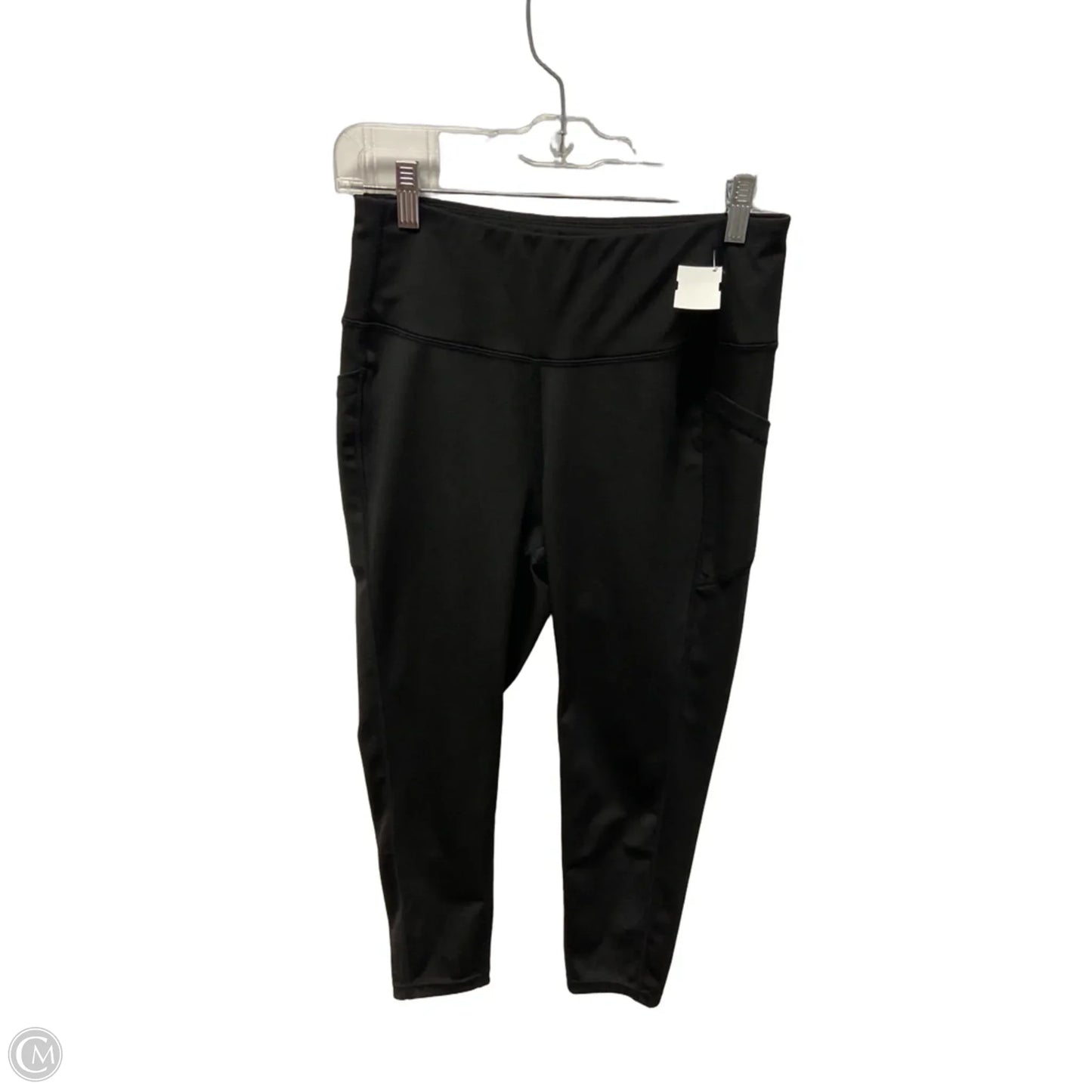 Athletic Leggings By Clothes Mentor In Black, Size: L