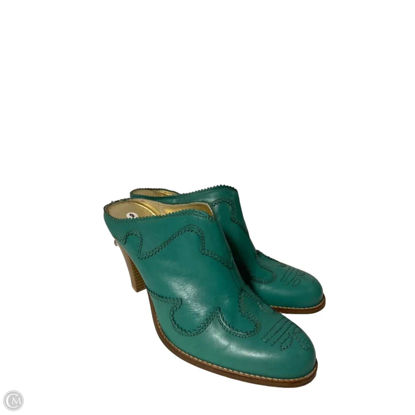 Shoes Heels Block By Jessica Simpson In Blue, Size: 9