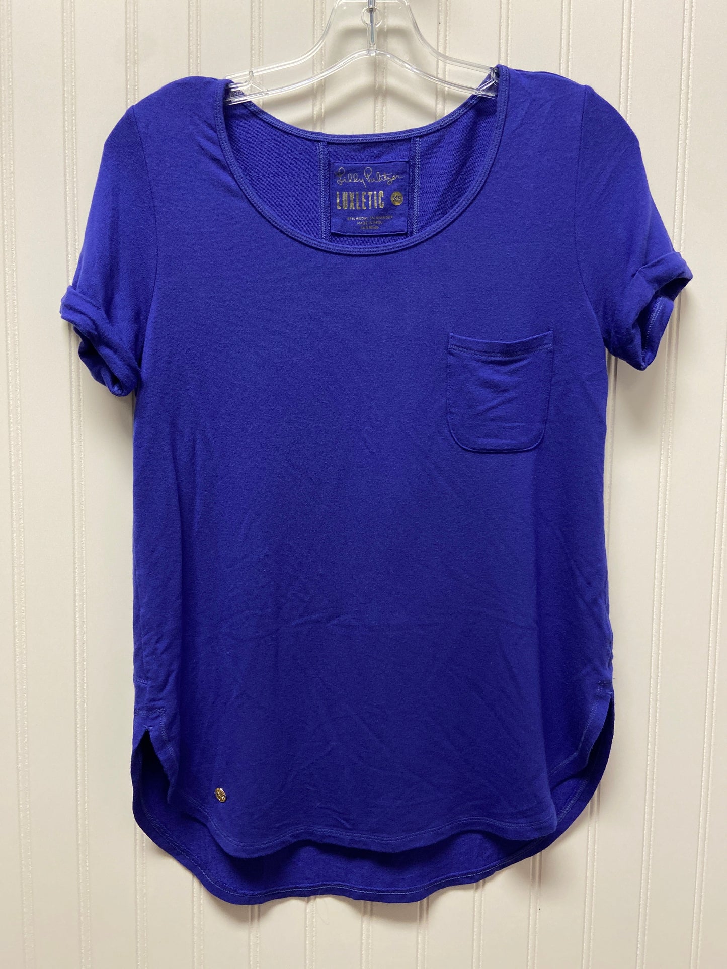 Top Short Sleeve Designer By Lilly Pulitzer Size: Xs