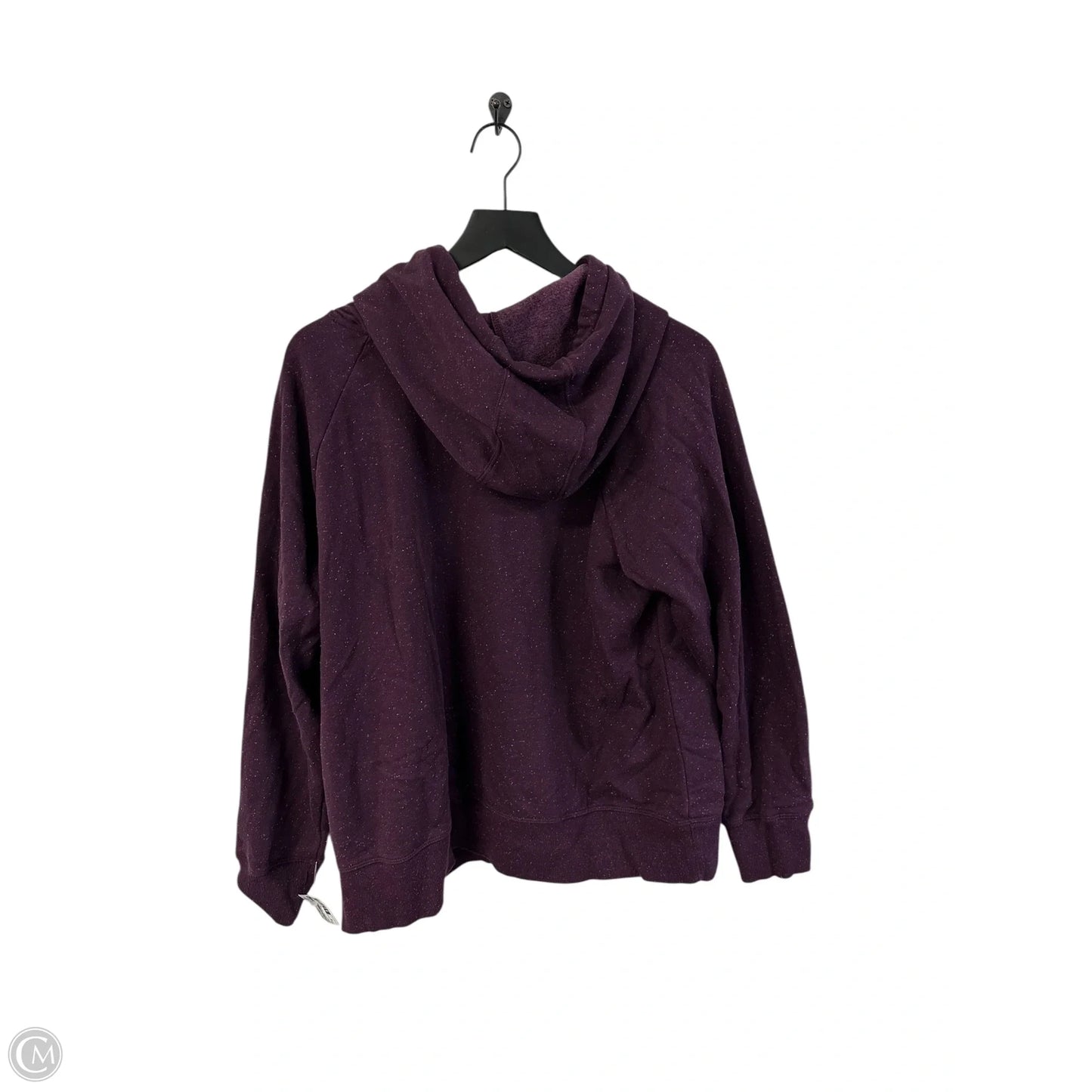 Sweatshirt Hoodie By Under Armour In Purple, Size: 1x