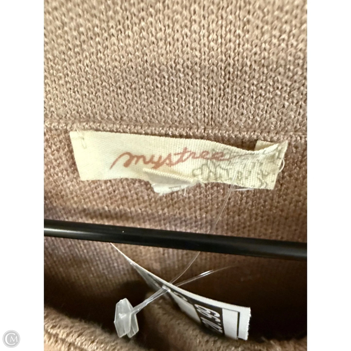Jacket Shirt By Mystree In Tan, Size: M