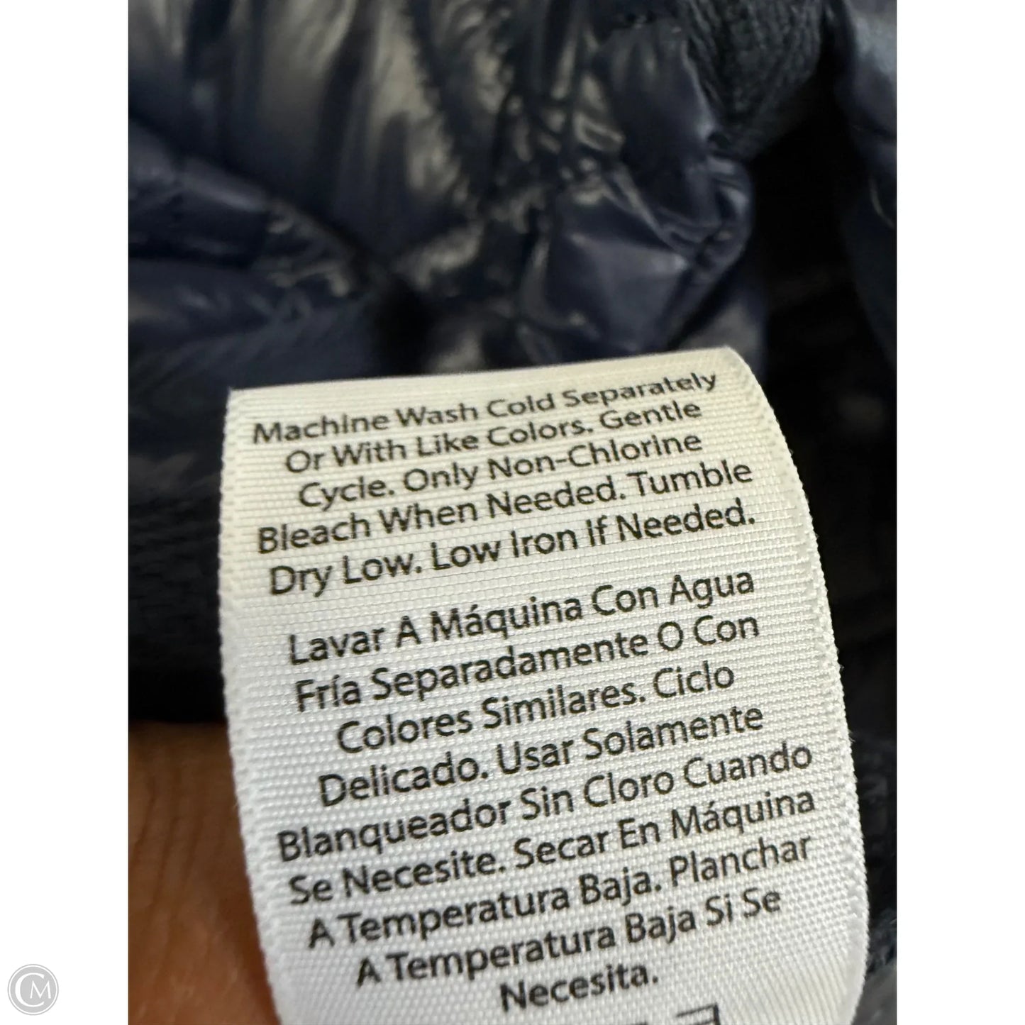 Jacket Puffer & Quilted By Time And Tru In Navy, Size: M