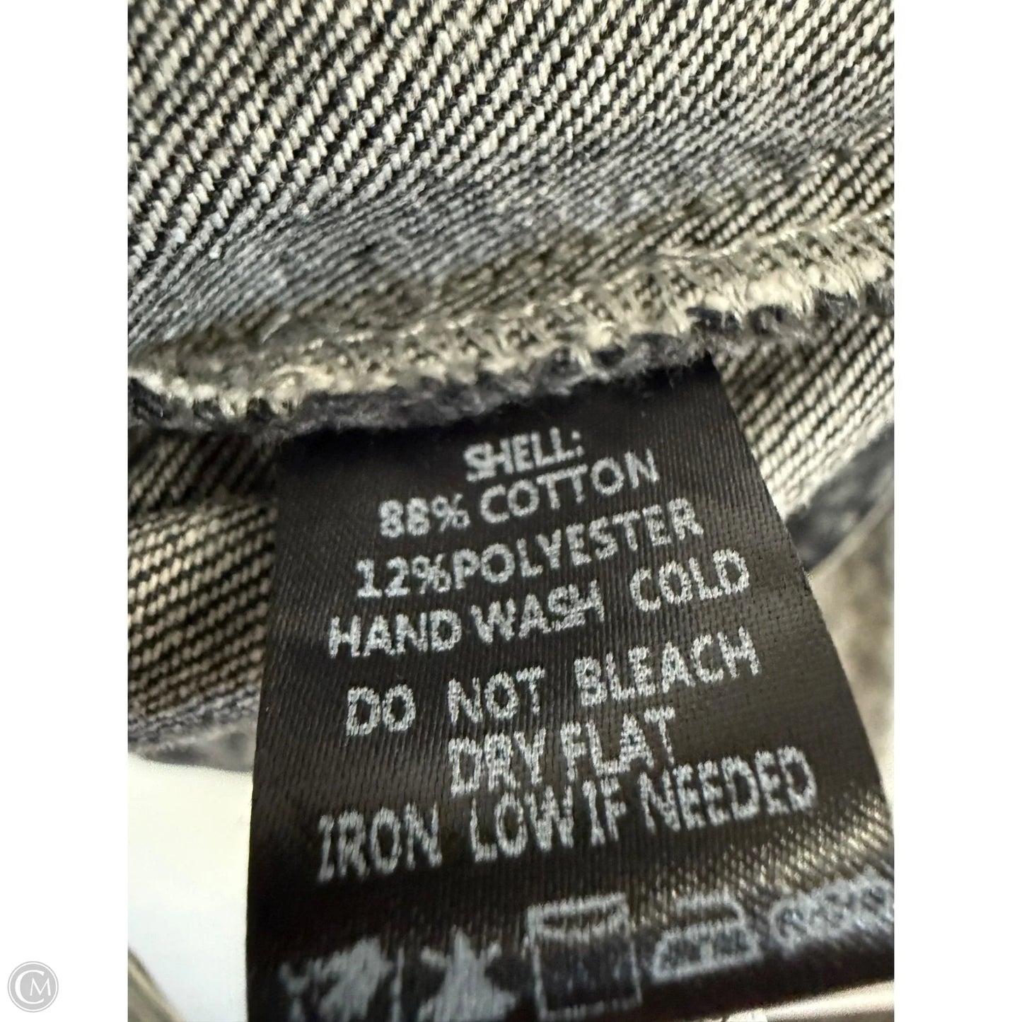 Jacket Denim By Fantastic Fawn In Black Denim, Size: M