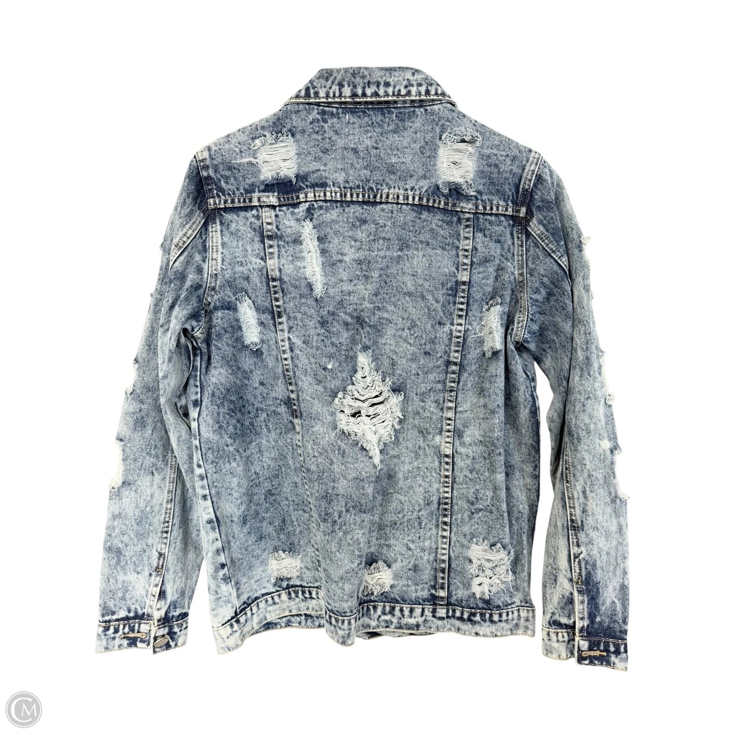Jacket Denim By Fantastic Fawn In Blue Denim, Size: M